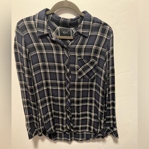 Rails Plaid Button Up